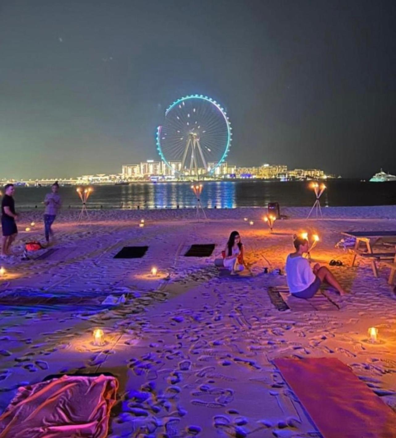 Seaview Beach Hostel Jbr - Walk To Beach - Gym - Pool - Metro Station Dubai Exteriör bild
